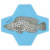 Afbeelding van de cartoon van de Humpback grouper Voetbal (Enkel)