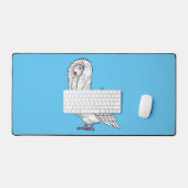 Afbeelding van de cartoon van de Jacobijnduivendui Bureaumat (Keyboard & Muis)