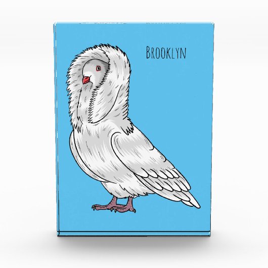 Afbeelding van de cartoon van de Jacobijnduivendui Fotoblokken (Voorkant)