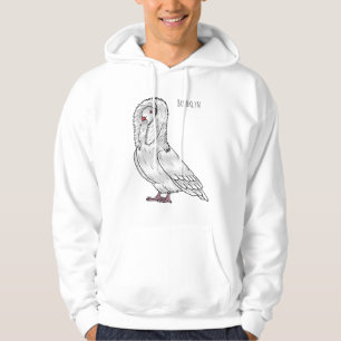Afbeelding van de cartoon van de Jacobijnduivendui Hoodie
