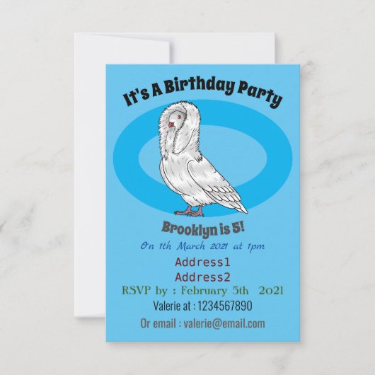 Afbeelding van de cartoon van de Jacobijnduivendui Kaart (Voorkant)