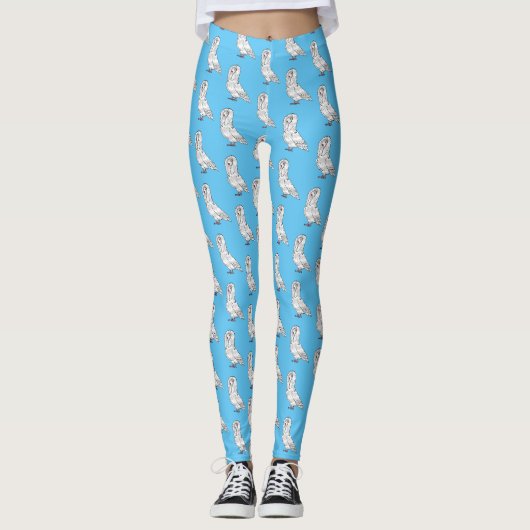 Afbeelding van de cartoon van de Jacobijnduivendui Leggings (Voorkant)