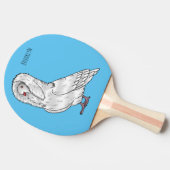 Afbeelding van de cartoon van de Jacobijnduivendui Tafeltennisbatje (Zijkant)
