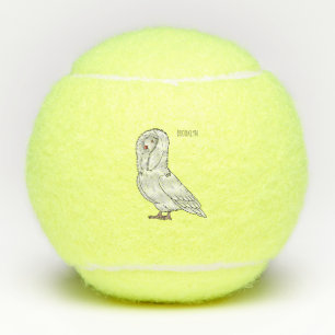 Afbeelding van de cartoon van de Jacobijnduivendui Tennisballen