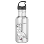 Afbeelding van de cartoon van de Jacobijnduivendui Waterfles (Voorkant)