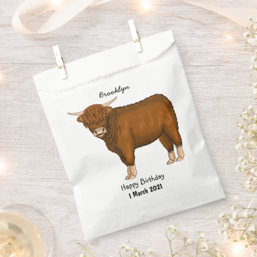 Afbeelding van de cartoon van de koe van het land bedankzakje (Geknipt)