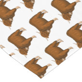 Afbeelding van de cartoon van de koe van het land korte tafelloper (Hoek)