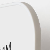 Afbeelding van de cartoon van de koe van het land pickleball paddle (Links Detail)