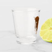 Afbeelding van de cartoon van de koe van het land shot glas (Links)