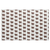 Afbeelding van de cartoon van de koe van het land stof (Fat Quarter)