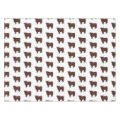 Afbeelding van de cartoon van de koe van het land tafelkleed (Voorkant (Horizontaal))