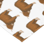 Afbeelding van de cartoon van de koe van het land tafelkleed (Gekanteld)