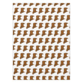 Afbeelding van de cartoon van de koe van het land tafelkleed (Voorkant)