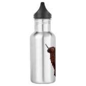 Afbeelding van de cartoon van de koe van het land waterfles (Links)