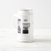 Afbeelding van de cartoon van de levensmiddelenver bierpul (Voorkant links)