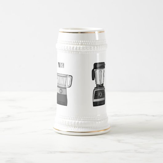 Afbeelding van de cartoon van de levensmiddelenver bierpul (Center)