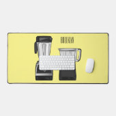 Afbeelding van de cartoon van de levensmiddelenver bureaumat (Keyboard & Muis)
