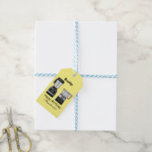 Afbeelding van de cartoon van de levensmiddelenver cadeaulabel (Met Touw)