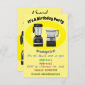 Afbeelding van de cartoon van de levensmiddelenver kaart (Voorkant / Achterkant)