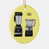 Afbeelding van de cartoon van de levensmiddelenver keramisch ornament (Rechts)