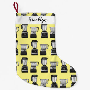 Afbeelding van de cartoon van de levensmiddelenver kleine kerstsok