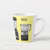 Afbeelding van de cartoon van de levensmiddelenver latte mok (Rechts)