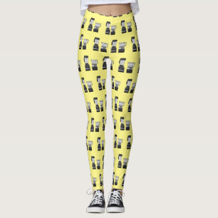 Afbeelding van de cartoon van de levensmiddelenver leggings