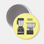 Afbeelding van de cartoon van de levensmiddelenver magneet (Voorkant / Achterkant)