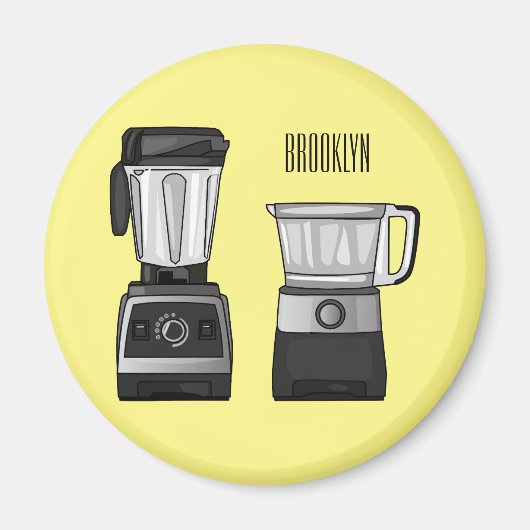 Afbeelding van de cartoon van de levensmiddelenver magneet (Voorkant)