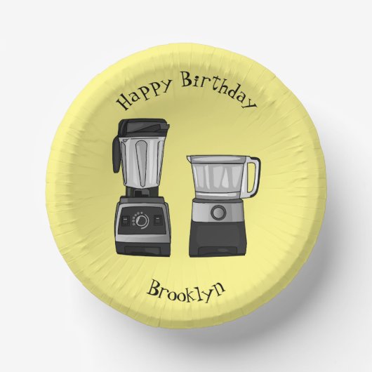 Afbeelding van de cartoon van de levensmiddelenver papieren kommen (Voorkant)