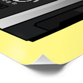 Afbeelding van de cartoon van de levensmiddelenver perfect poster (Hoek)