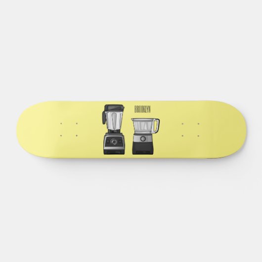 Afbeelding van de cartoon van de levensmiddelenver persoonlijk skateboard (Horizontaal)