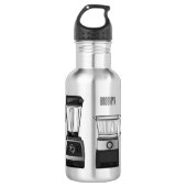 Afbeelding van de cartoon van de levensmiddelenver waterfles  (Voorkant)