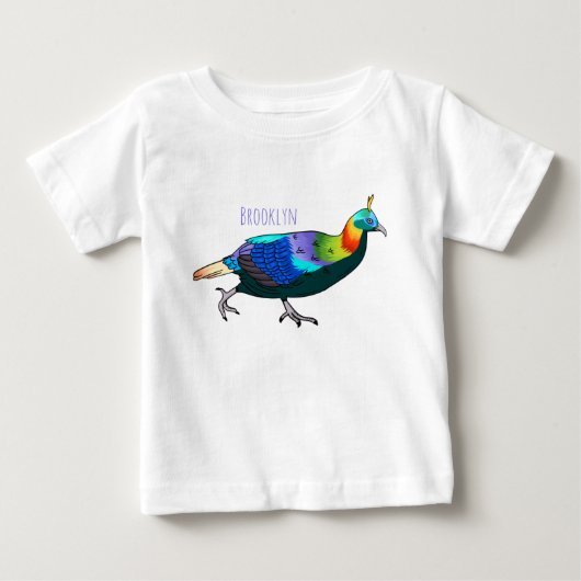 Afbeelding van de cartoon van de monale vogel uit (Voorkant)