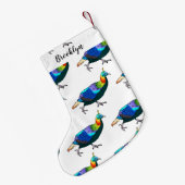 Afbeelding van de cartoon van de monale vogel uit kleine kerstsok (Achterkant (Hangend))