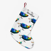 Afbeelding van de cartoon van de monale vogel uit kleine kerstsok (Voorkant (Hangend))