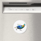 Afbeelding van de cartoon van de monale vogel uit magneet (Insitu (Vaatwasser))