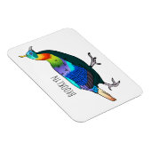 Afbeelding van de cartoon van de monale vogel uit magneet (Rechterzijde)