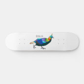 Afbeelding van de cartoon van de monale vogel uit  persoonlijk skateboard (Horizontaal)