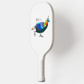 Afbeelding van de cartoon van de monale vogel uit pickleball paddle (Links)