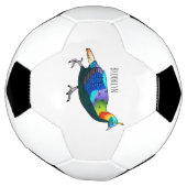 Afbeelding van de cartoon van de monale vogel uit voetbal (Gedraaid)