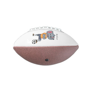 Afbeelding van de cartoon van de olifantenvoetbals american football