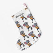 Afbeelding van de cartoon van de olifantenvoetbals kleine kerstsok (Achterkant (Hangend))