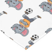 Afbeelding van de cartoon van de olifantenvoetbals tafelkleed (Gekanteld)