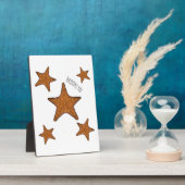 Afbeelding van de cartoon van de Starfish Fotoplaat (Zijkant)
