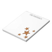 Afbeelding van de cartoon van de Starfish Notitieblok (Linkerzijde)