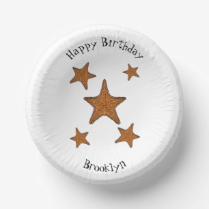 Afbeelding van de cartoon van de Starfish Papieren Kommen