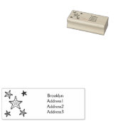 Afbeelding van de cartoon van de Starfish Rubberstempel (Gestempeld)
