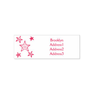 Afbeelding van de cartoon van de Starfish Zelfinktende Stempel