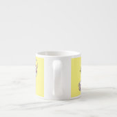 Afbeelding van de cartoon van de teacup-set espresso kop (Achterkant)